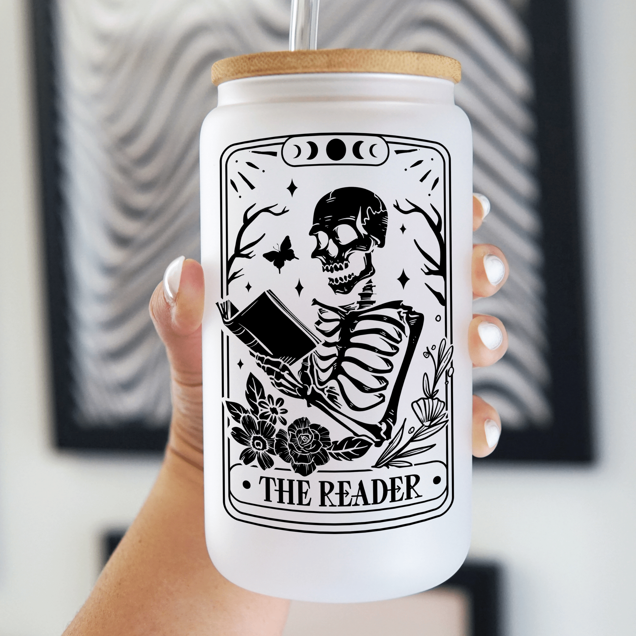 The Reader Cup With Lid and Straw
