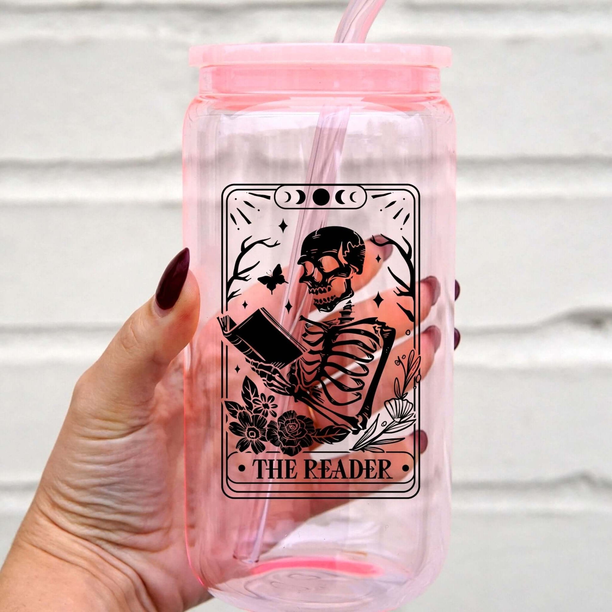 The Reader Cup With Lid and Straw from Sip Sip Hooray – Drinkware