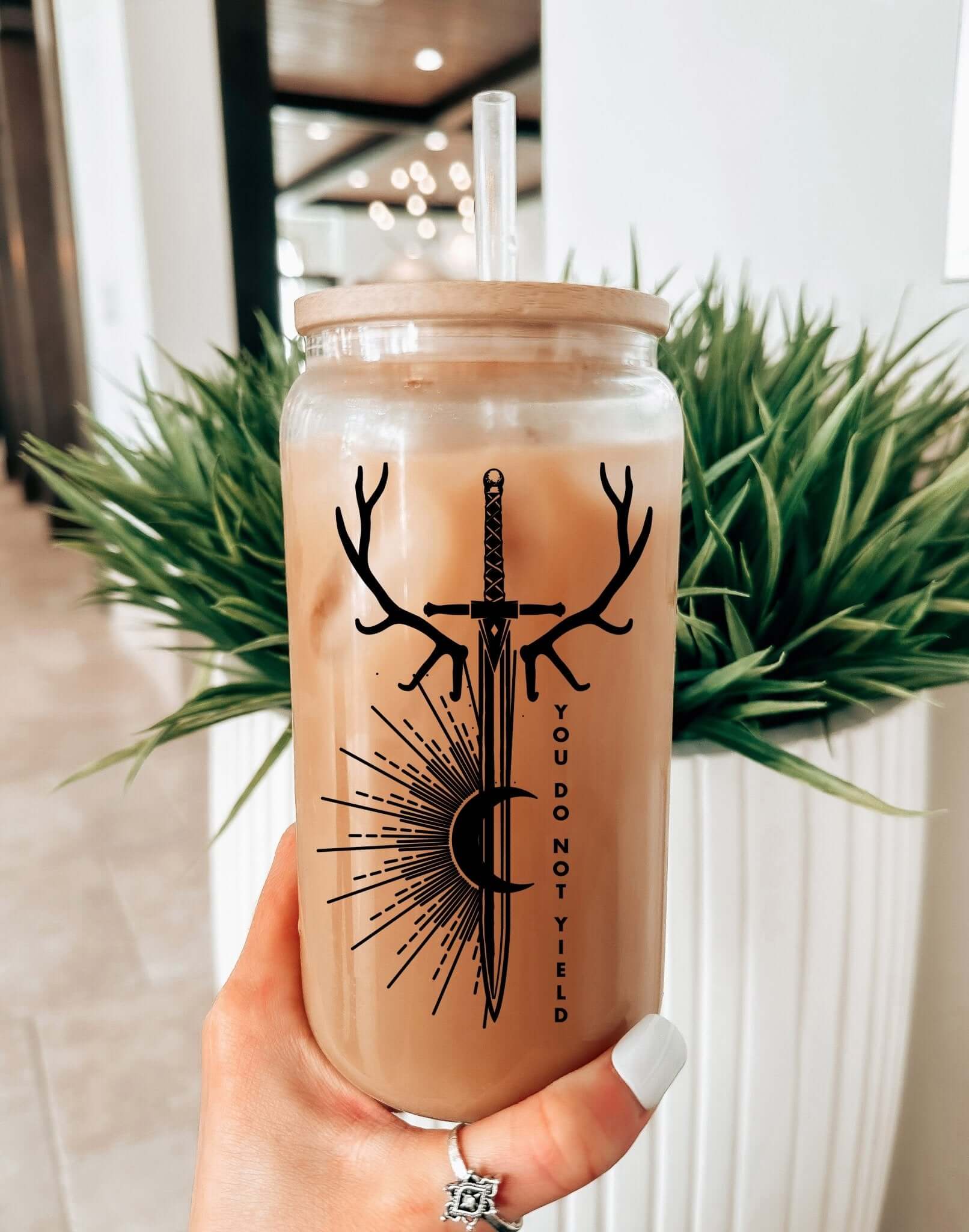 Throne of Glass Inspired Fan Art Cup With Lid and Straw