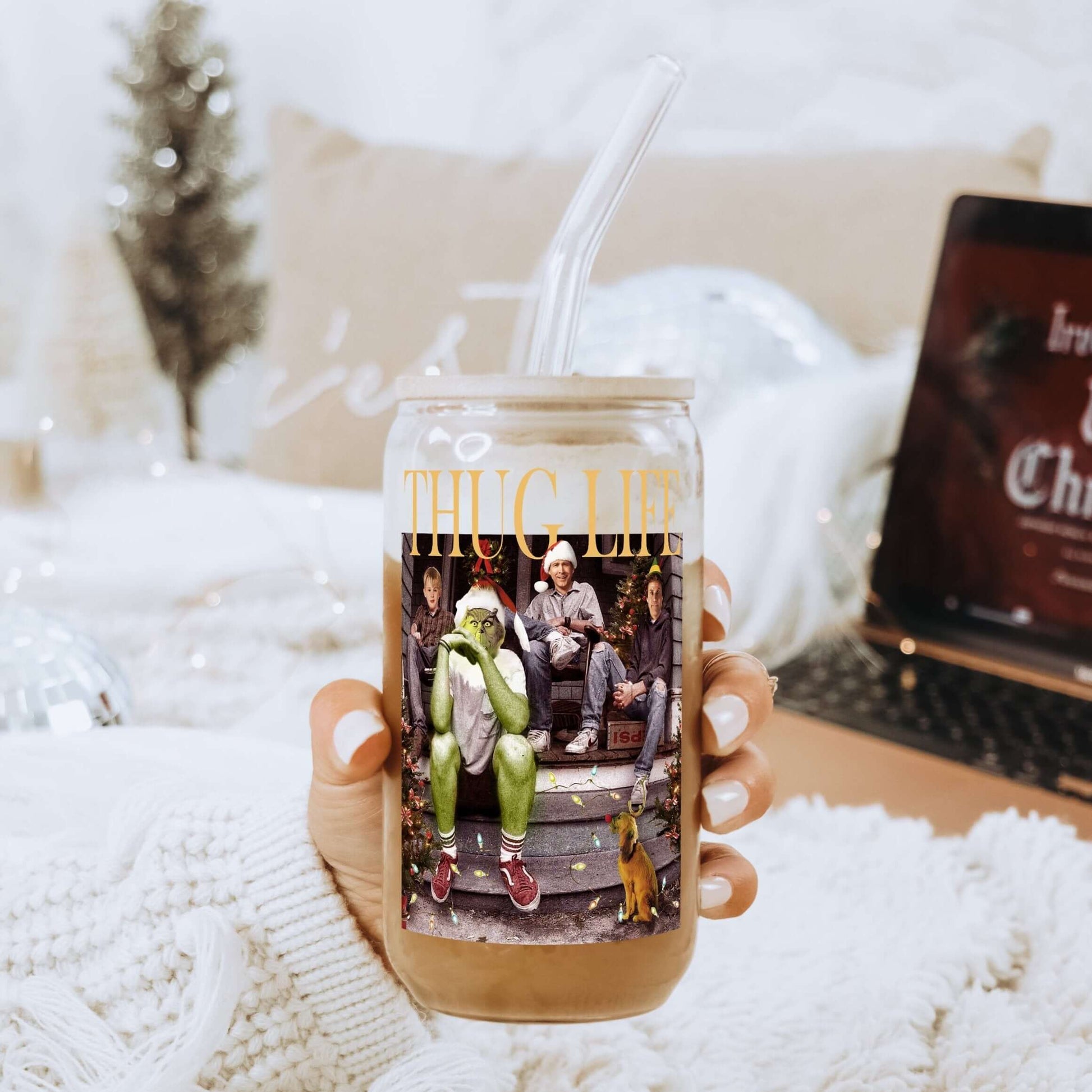 Thug Life Christmas Cup With Lid and Straw from Sip Sip Hooray – Tumblers