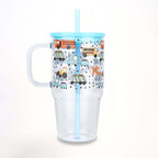 Trucks & Things 20oz Kids Tumbler with Handle, Lid & Straw from Sip Sip Hooray – Drinkware