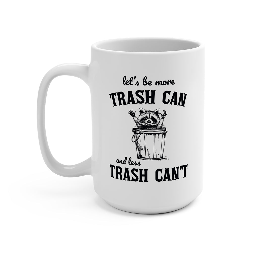 Trash Panda Raccoon Glass Cup, Mug & Tumbler with Lid and Straw