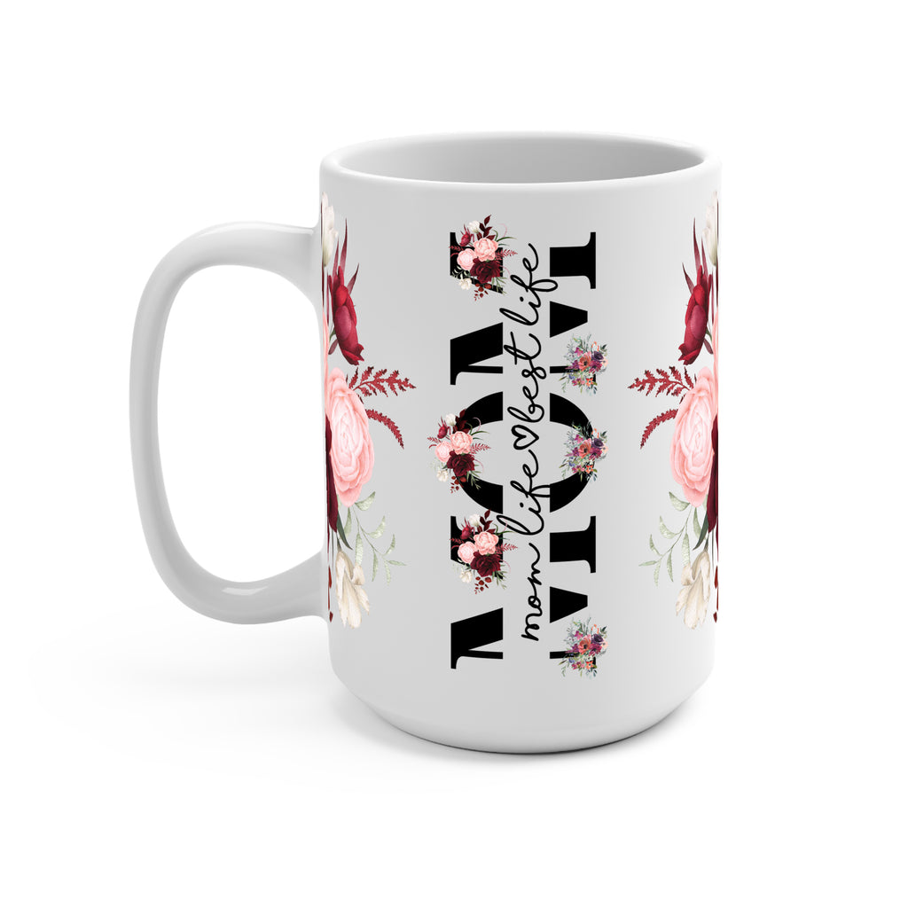 Mom Life Best Life Glass Cup, Mug & Tumbler with Lid and Straw