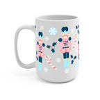 Nutcracker Christmas Glass Cup, Mug & Tumbler with Lid and Straw