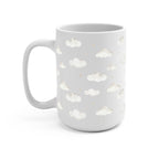 Dreamy Clouds Glass Cup, Mug & Tumbler with Lid and Straw