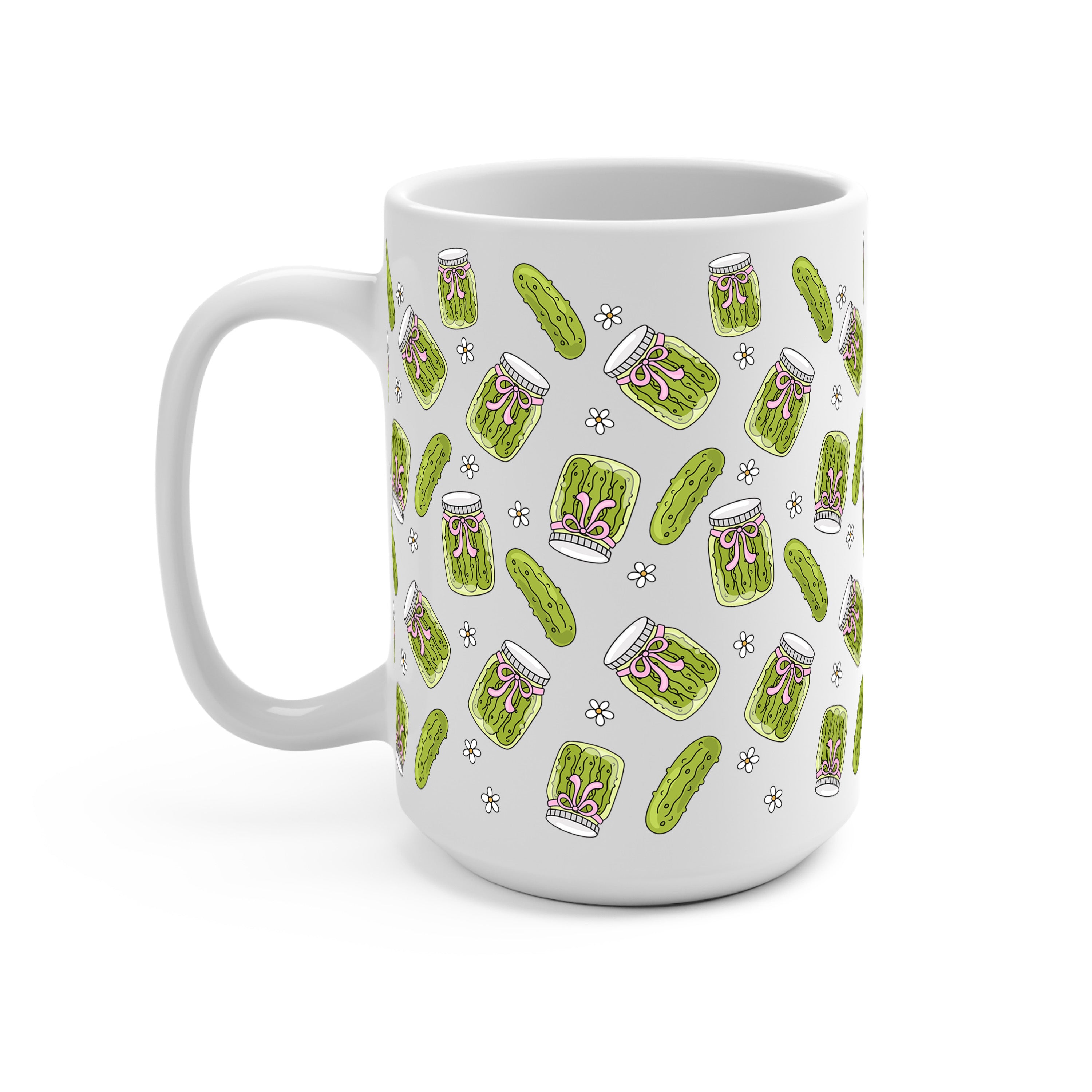 Coquette Pickle Glass Cup, Mug & Tumbler with Lid and Straw