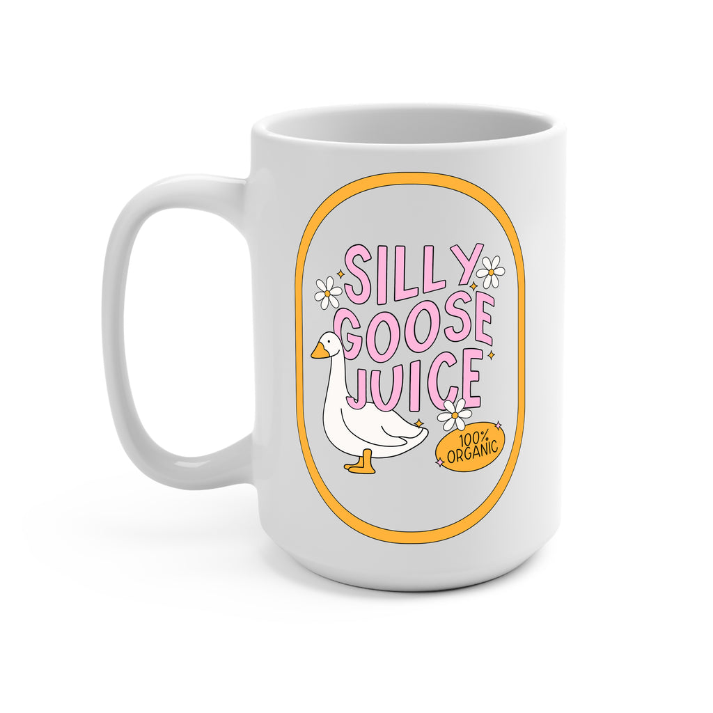 Silly Goose Juice Glass Cup, Mug & Tumbler with Lid and Straw
