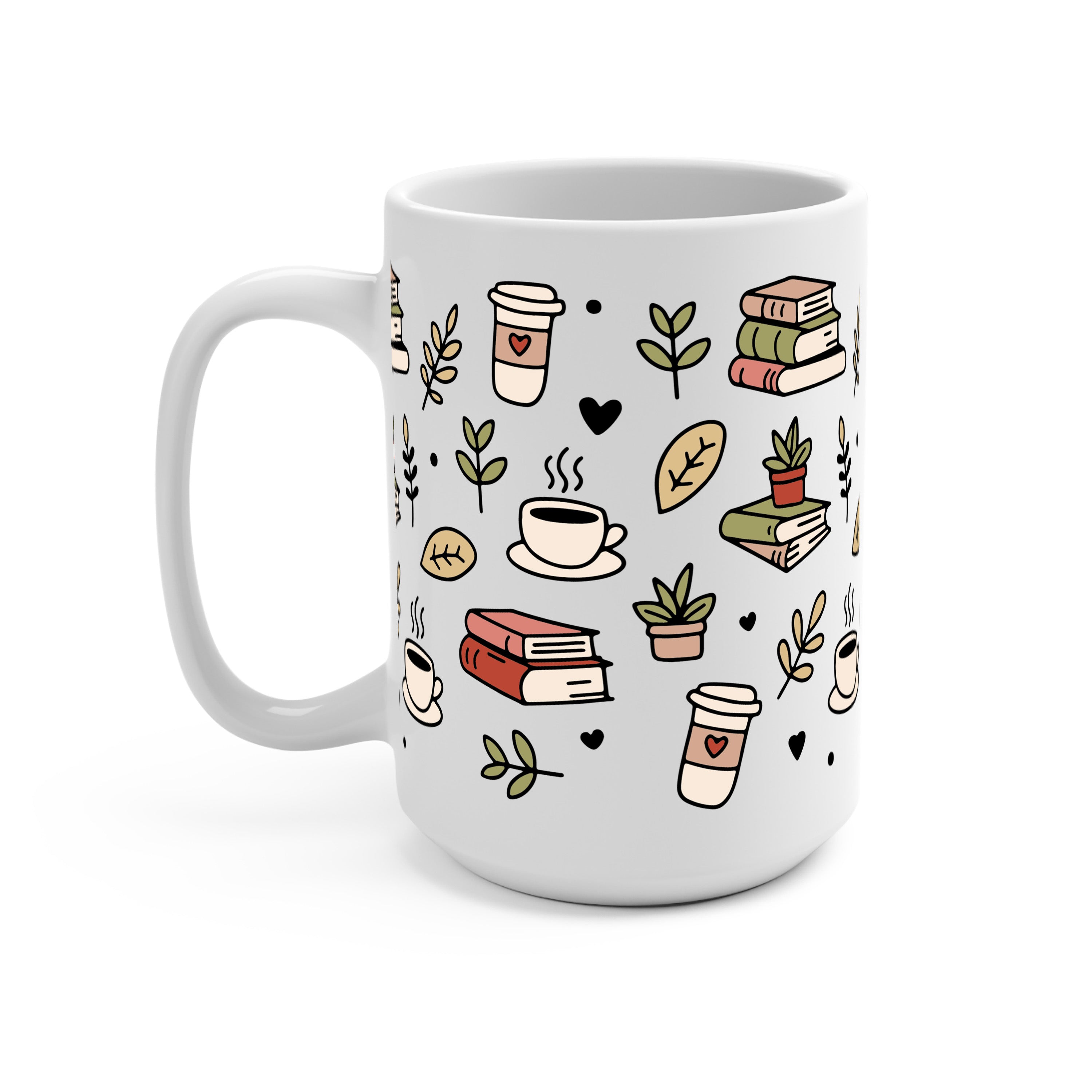 Bookish Book Lover Glass Cup, Mug & Tumbler with Lid and Straw