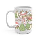Bookish Christmas Glass Cup, Mug & Tumbler with Lid and Straw
