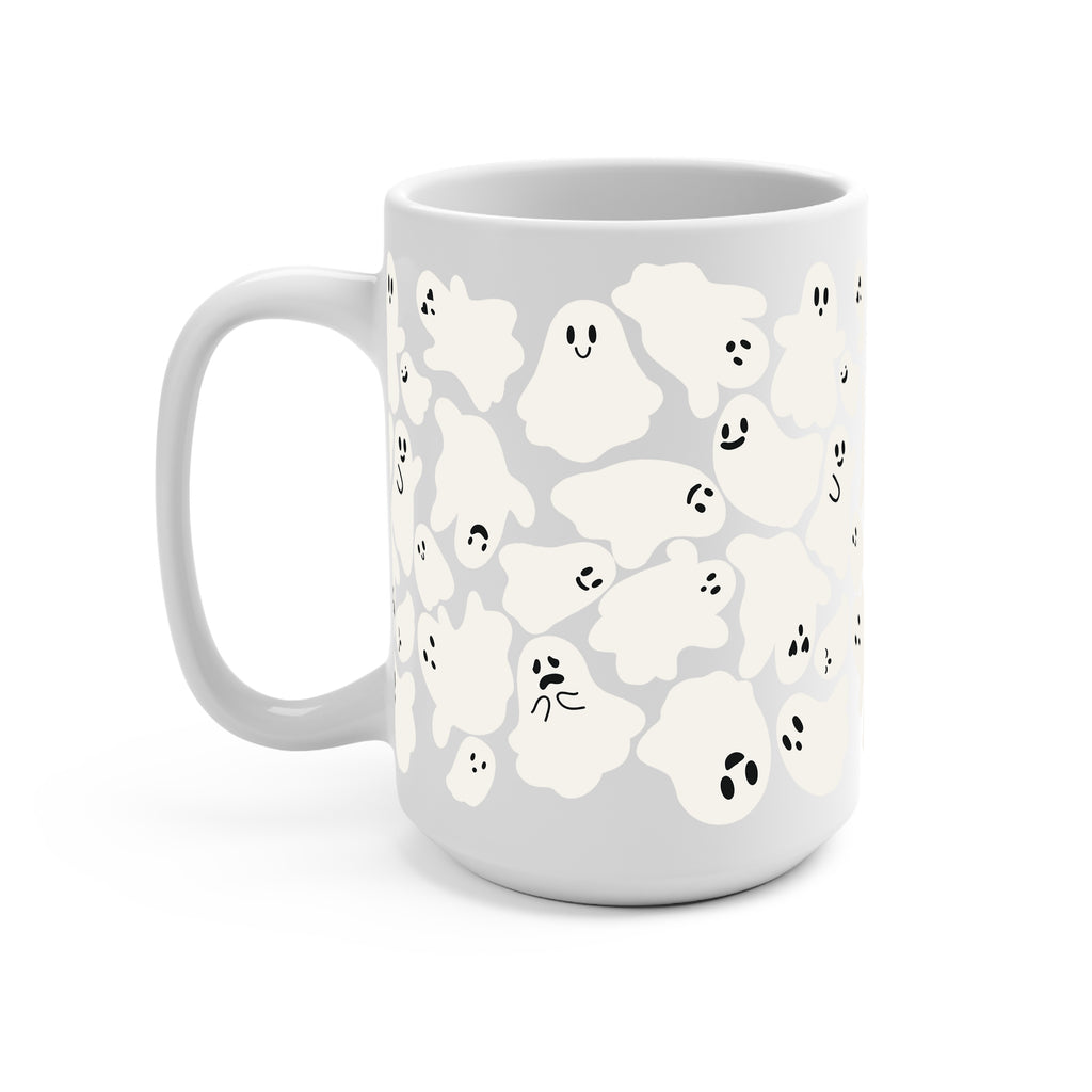 Classic Ghosties Glass Cup, Mug & Tumbler with Lid and Straw