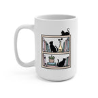 Shelf Cats Glass Cup, Mug & Tumbler with Lid and Straw
