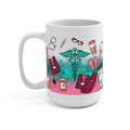 Sips & Scrubs Medical Glass Cup, Mug & Tumbler with Lid and Straw