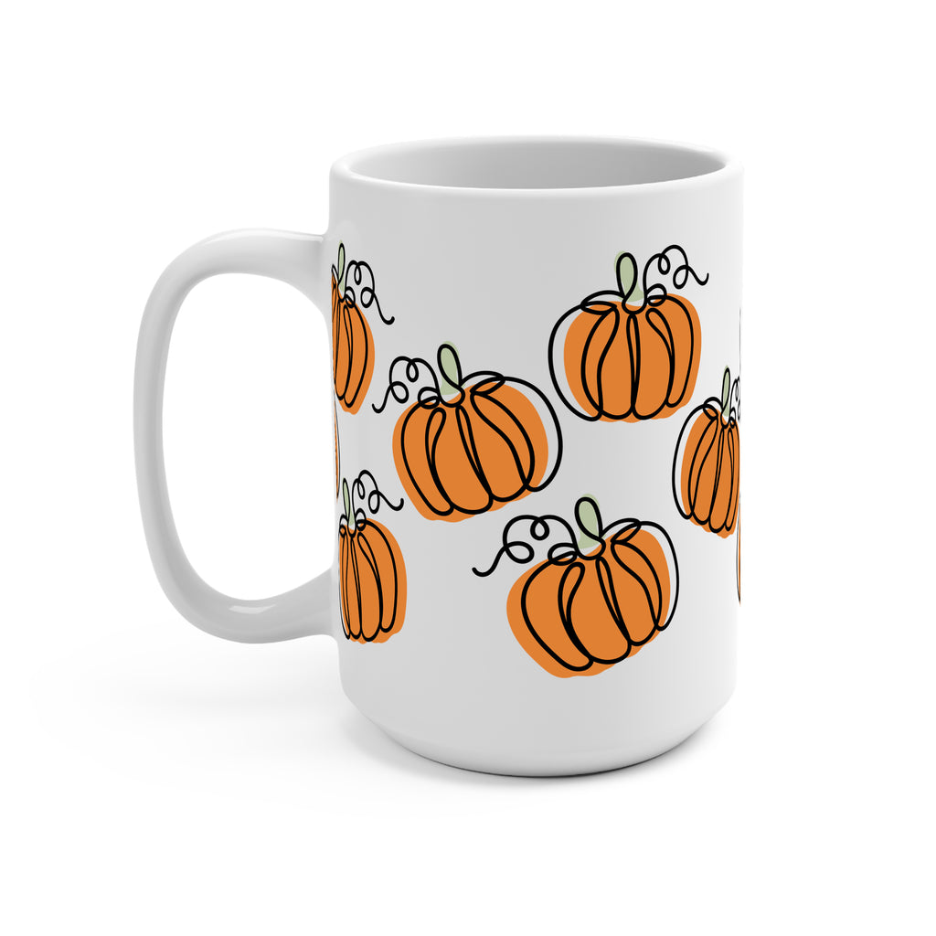 Pumpkin Patch Glass Cup, Mug & Tumbler with Lid and Straw