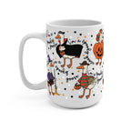 Spooky Goose Glass Cup, Mug & Tumbler with Lid and Straw