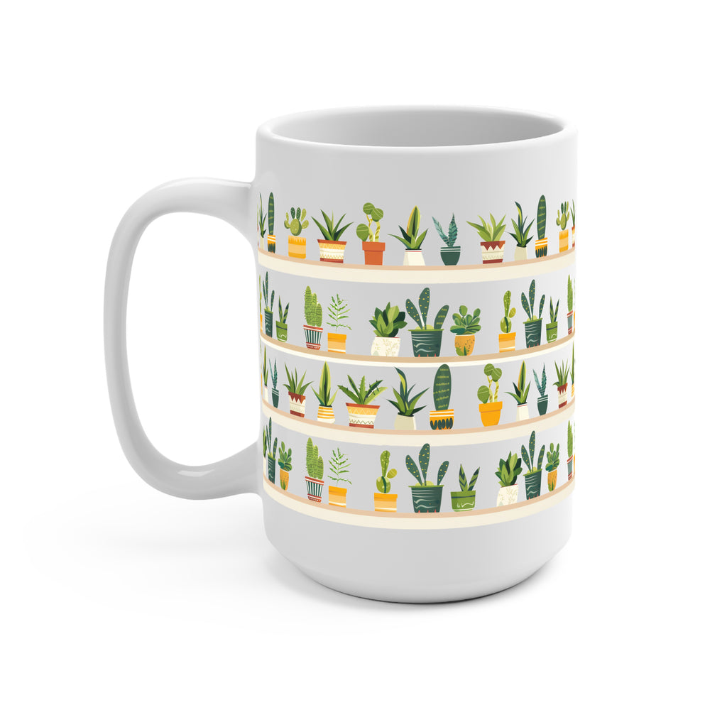 Succulent Lover Glass Cup, Mug & Tumbler with Lid and Straw