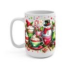 Holiday Snowman Glass Cup, Mug & Tumbler with Lid and Straw