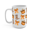 Western Pumpkins Glass Cup, Mug & Tumbler with Lid and Straw
