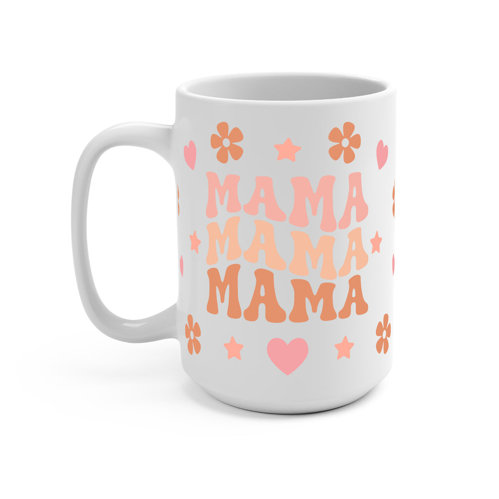 Mama Glass Cup, Mug & Tumbler with Lid and Straw