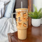 Western Pumpkins 40oz Tumbler With Lid and Straw