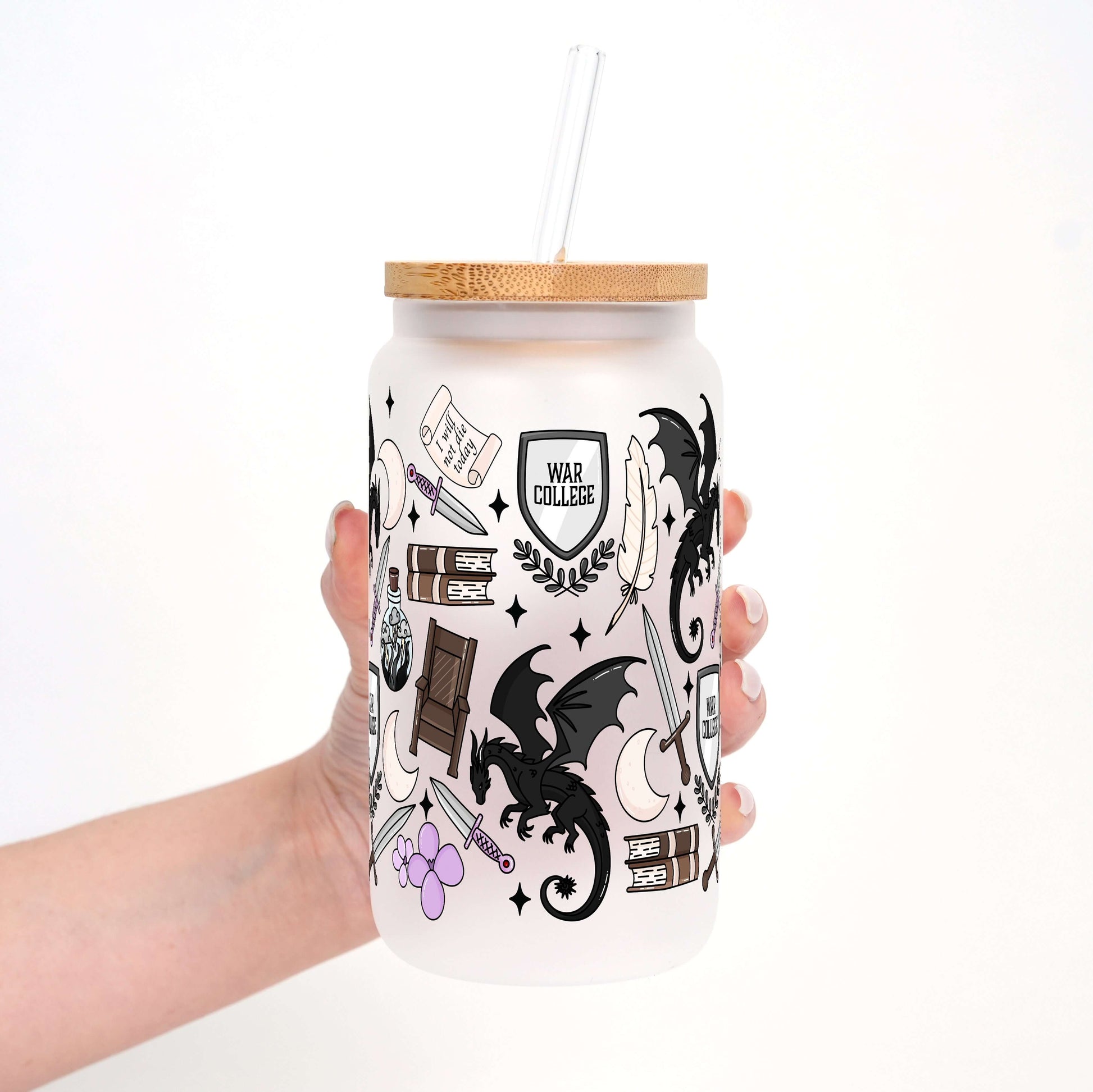 War College Cup with Lid and Straw from Sip Sip Hooray – Tumblers