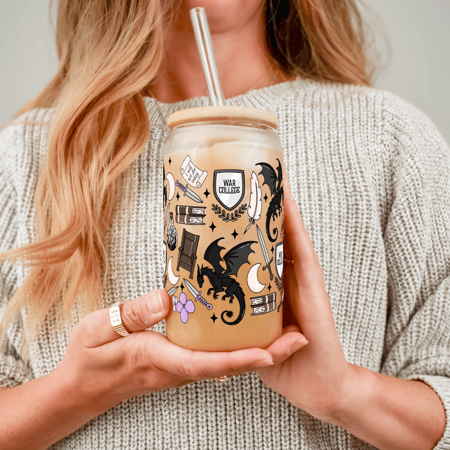 War College Cup with Lid and Straw from Sip Sip Hooray – Tumblers