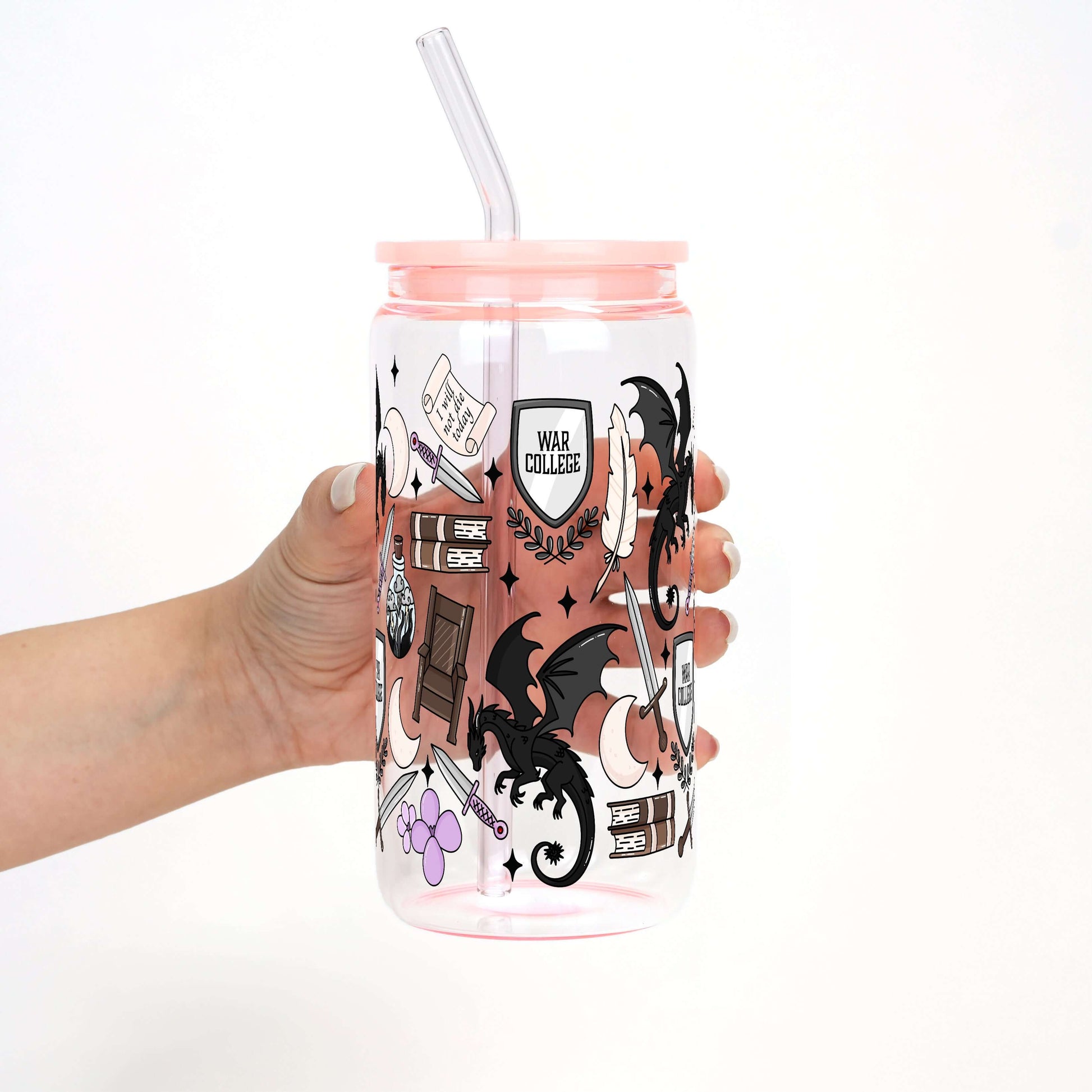 War College Cup with Lid and Straw from Sip Sip Hooray – Tumblers