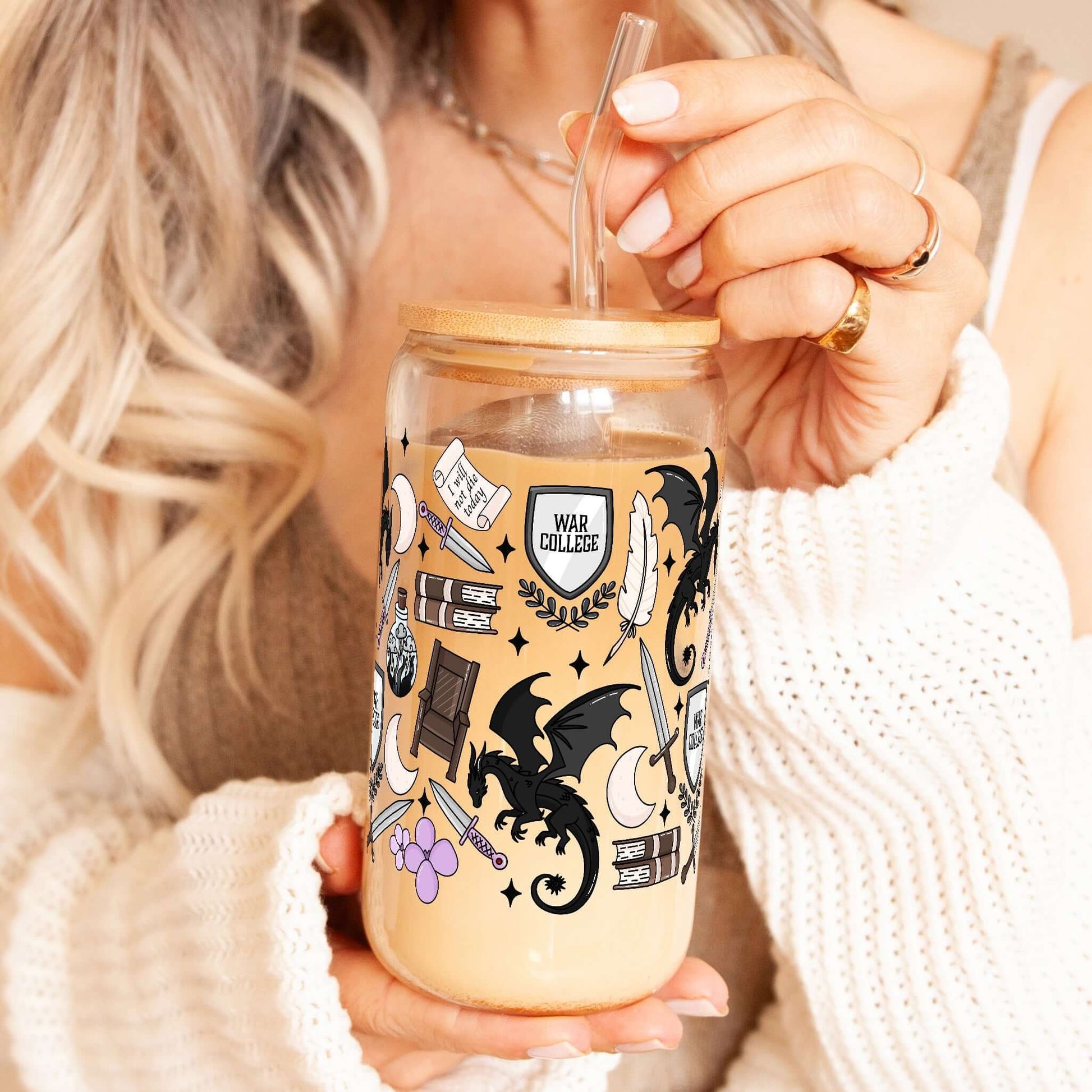 War College Cup with Lid and Straw from Sip Sip Hooray – Tumblers