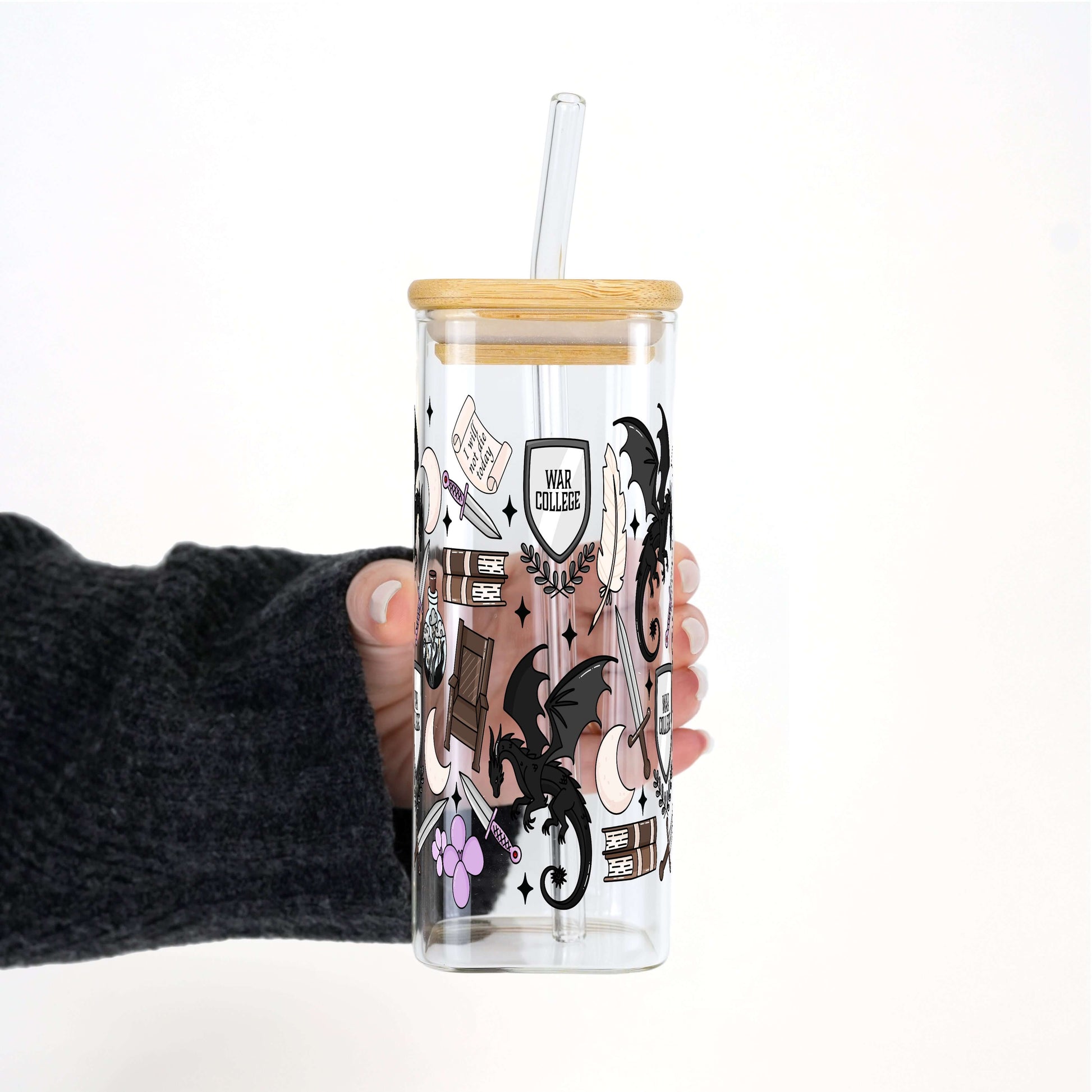 War College Cup with Lid and Straw from Sip Sip Hooray – Tumblers