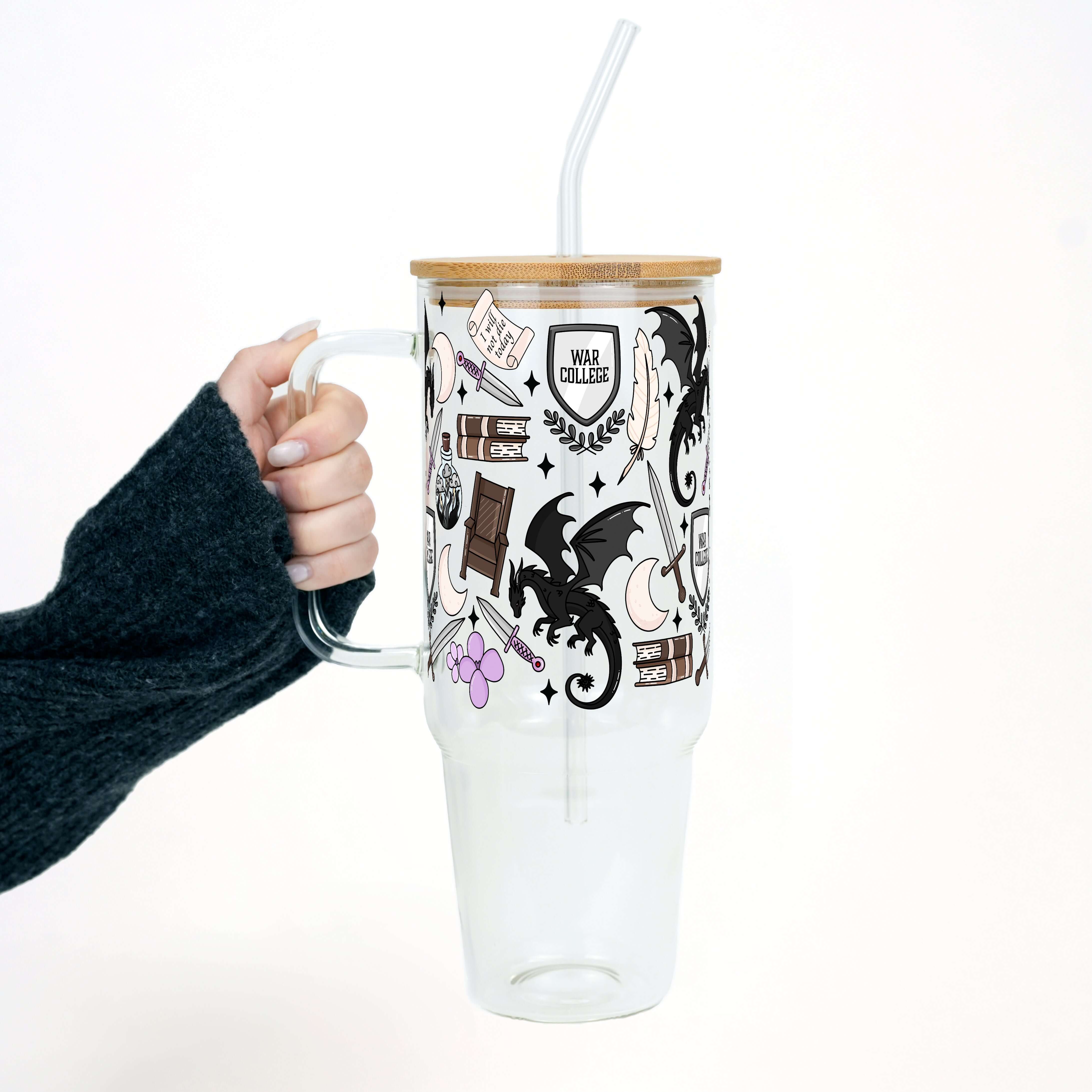War College Tumbler With Lid and Straw