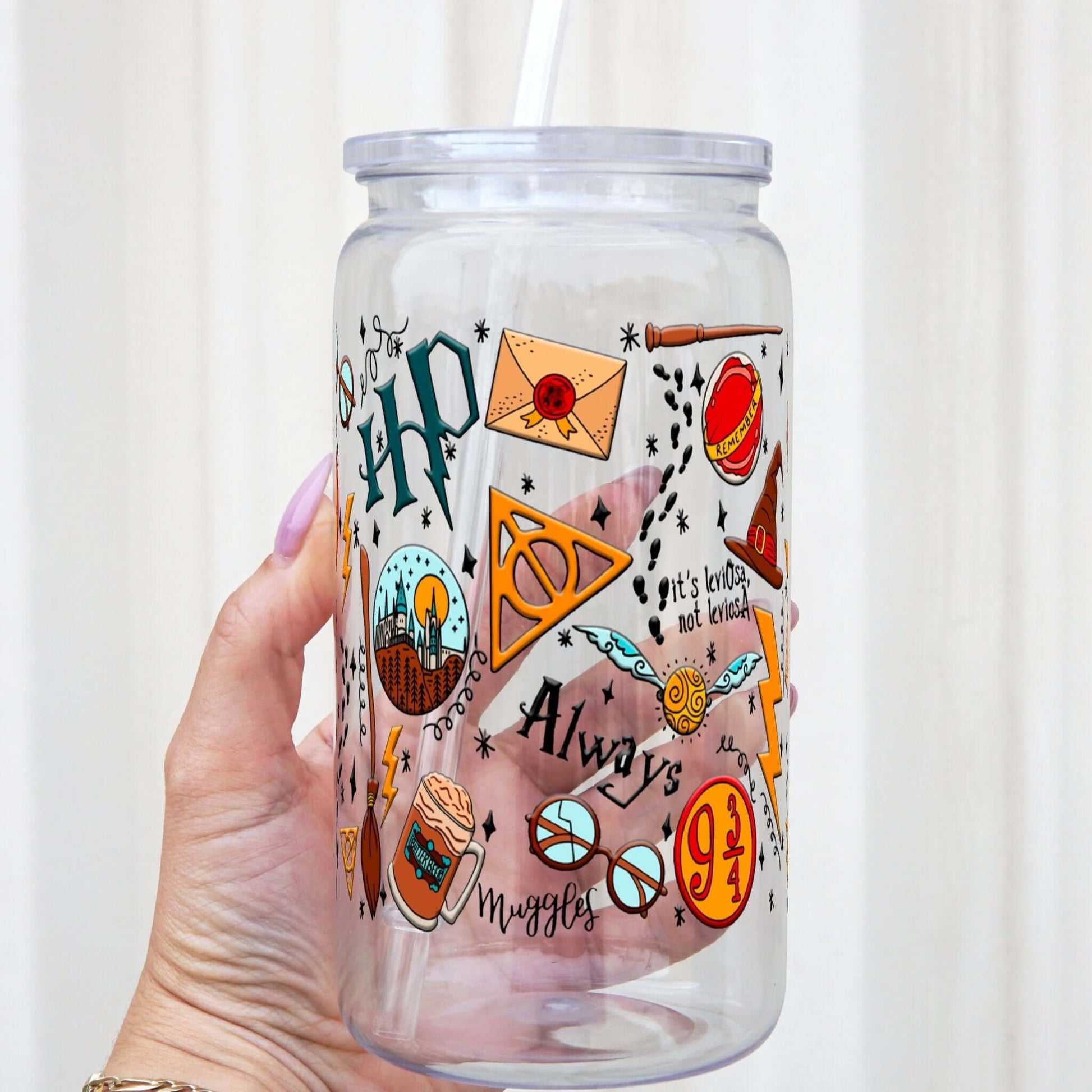 Wizard Theme Cup With Lid and Straw from Sip Sip Hooray – Drinkware