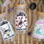 Zodiac Astrology Horoscope Cup With Lid and Straw from Sip Sip Hooray – Drinkware