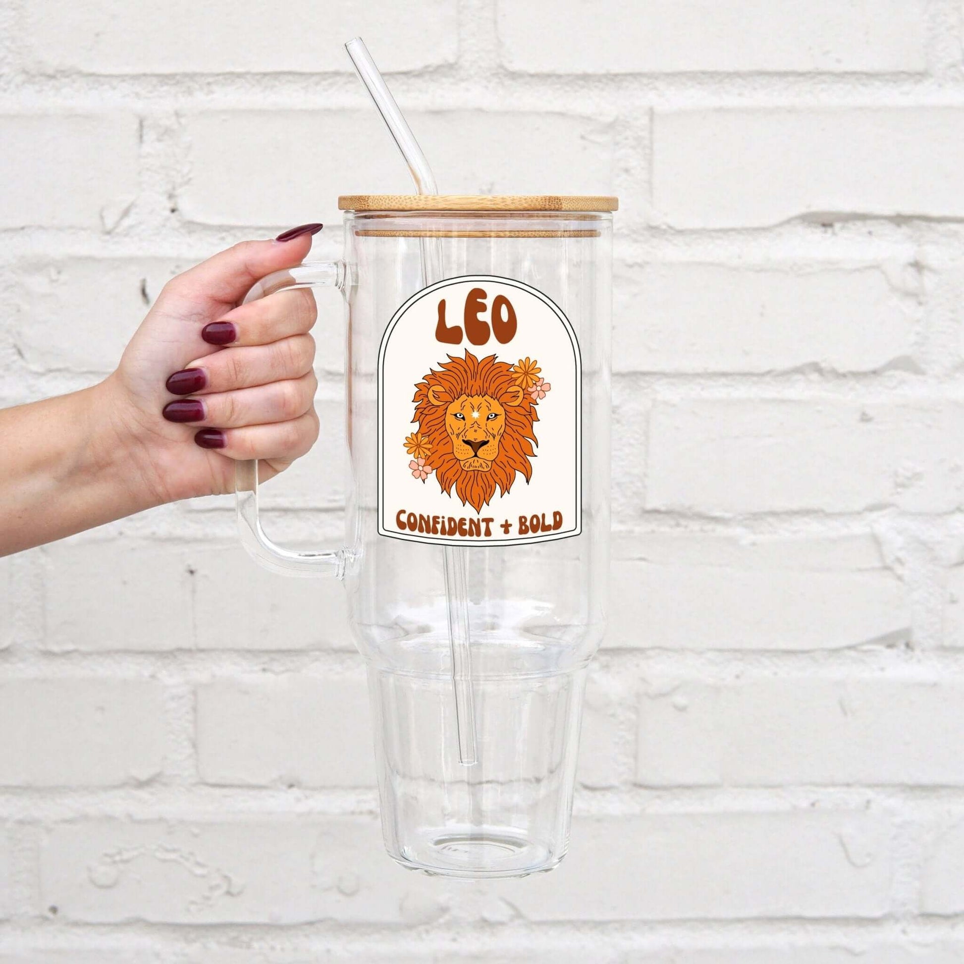 Zodiac Astrology Horoscope Sign 40oz Tumbler With Lid and Straw from Sip Sip Hooray – Drinkware