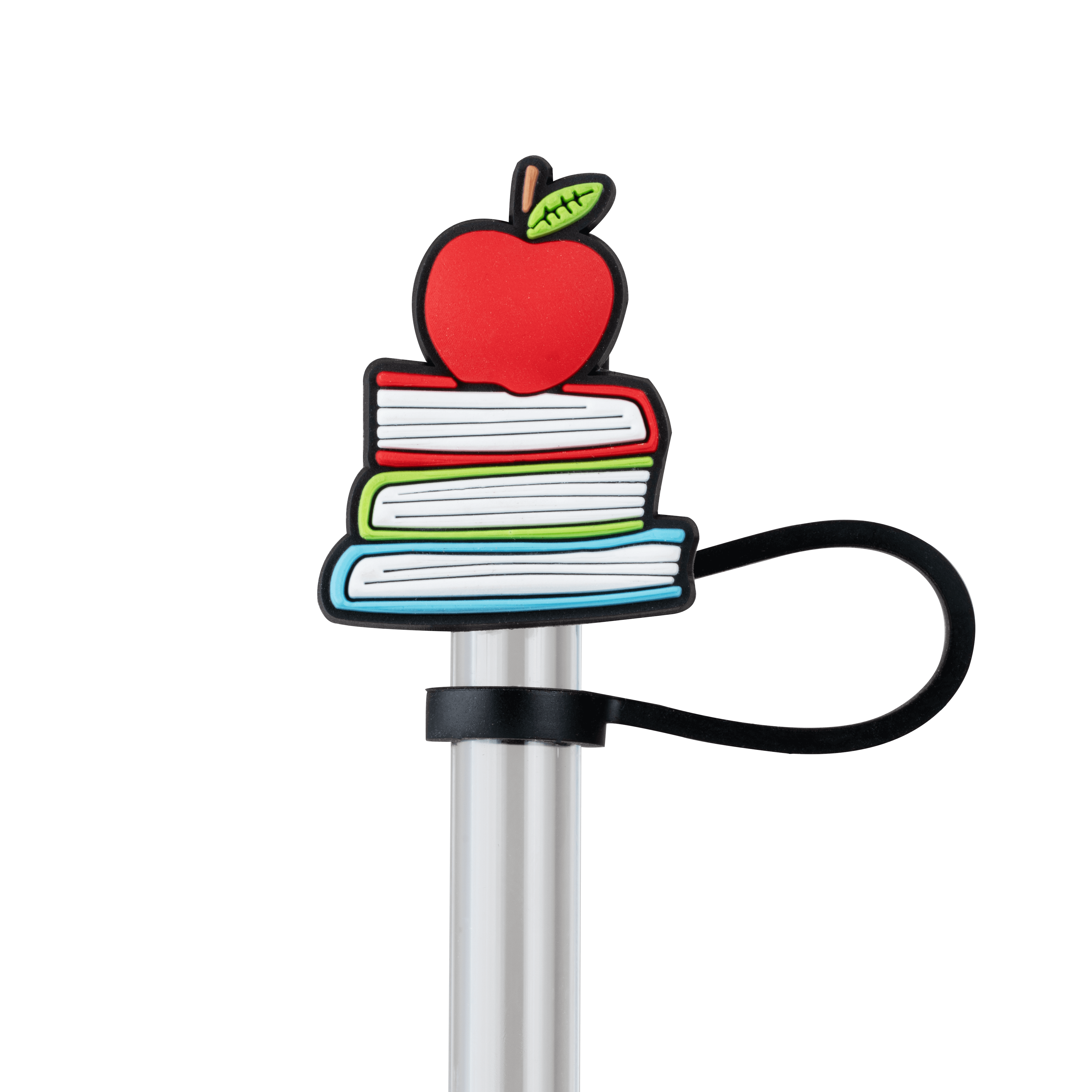 Books Stack Straw Topper