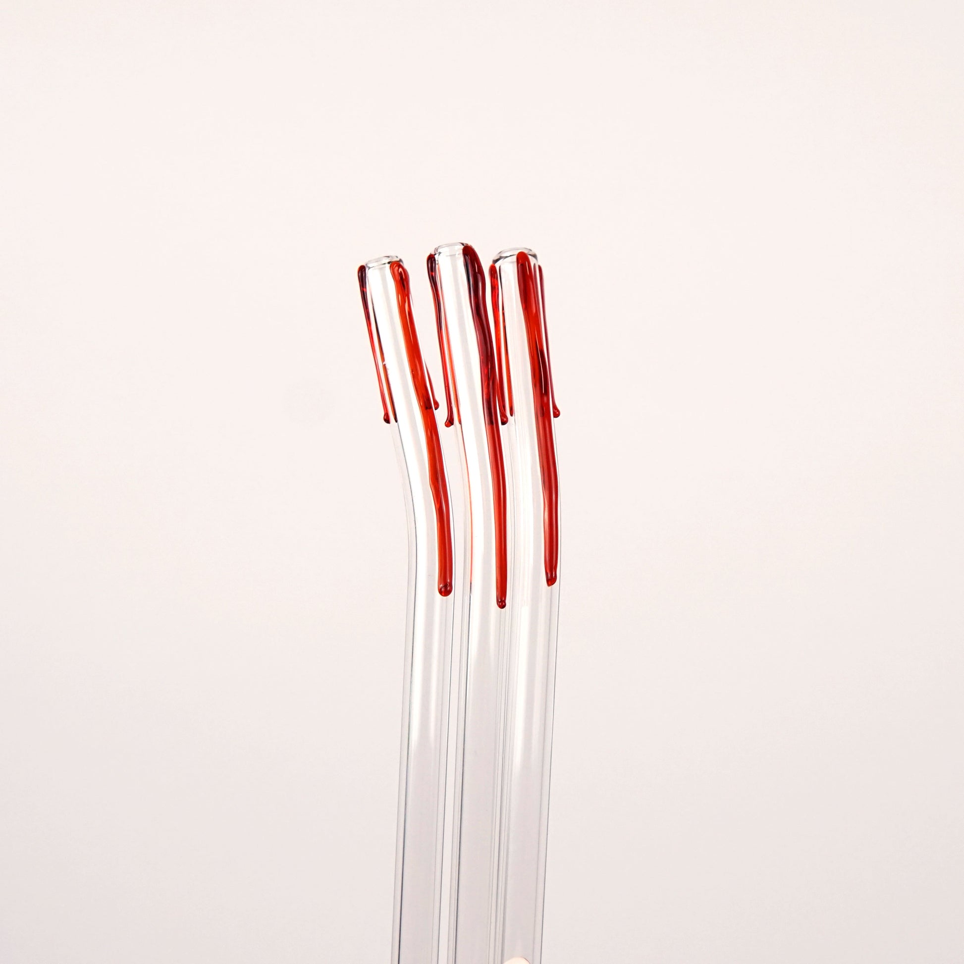 Blood Drip Glass Reusable Straw - Sip Sip Hooray