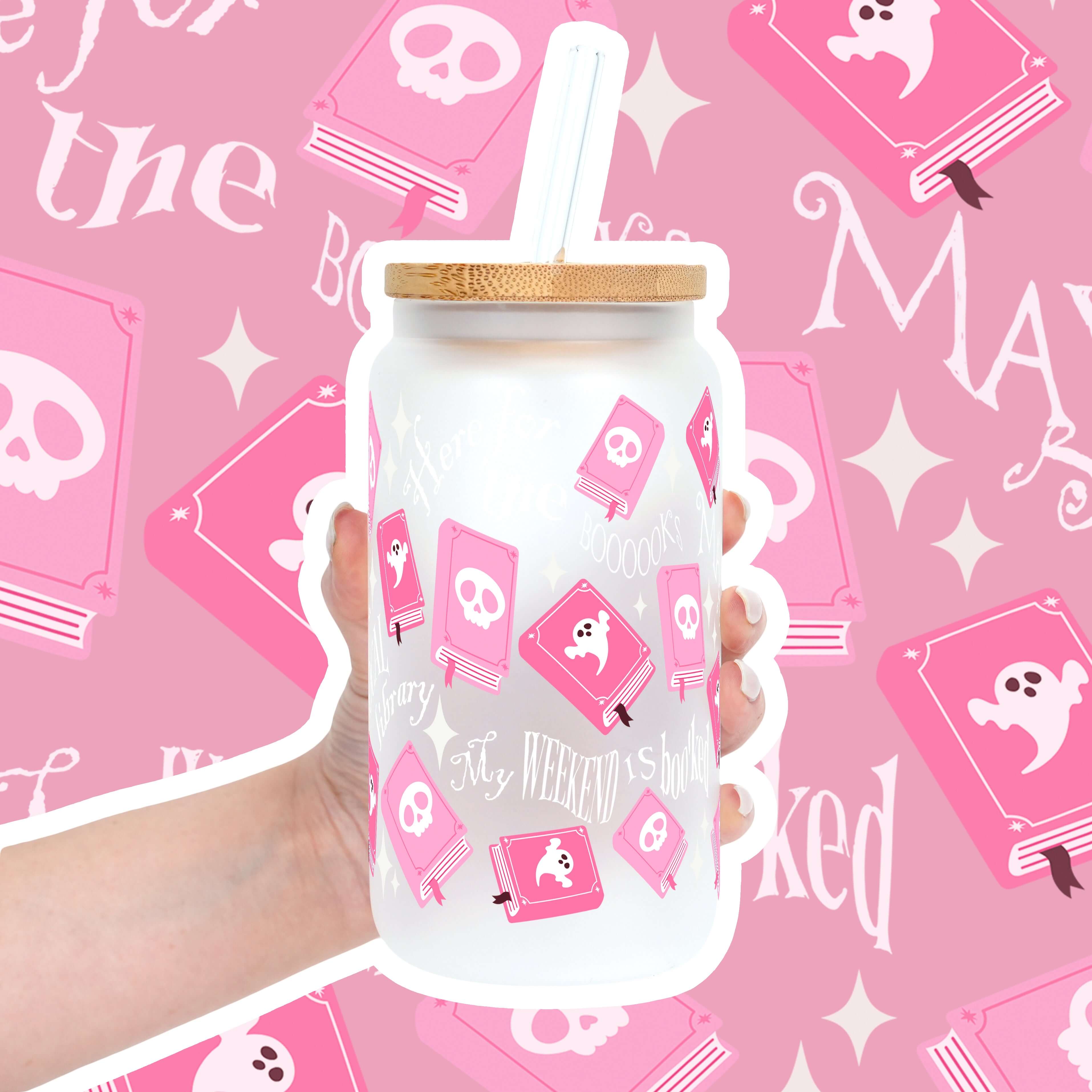 Boo-Kish Halloween Cup With Lid and Straw