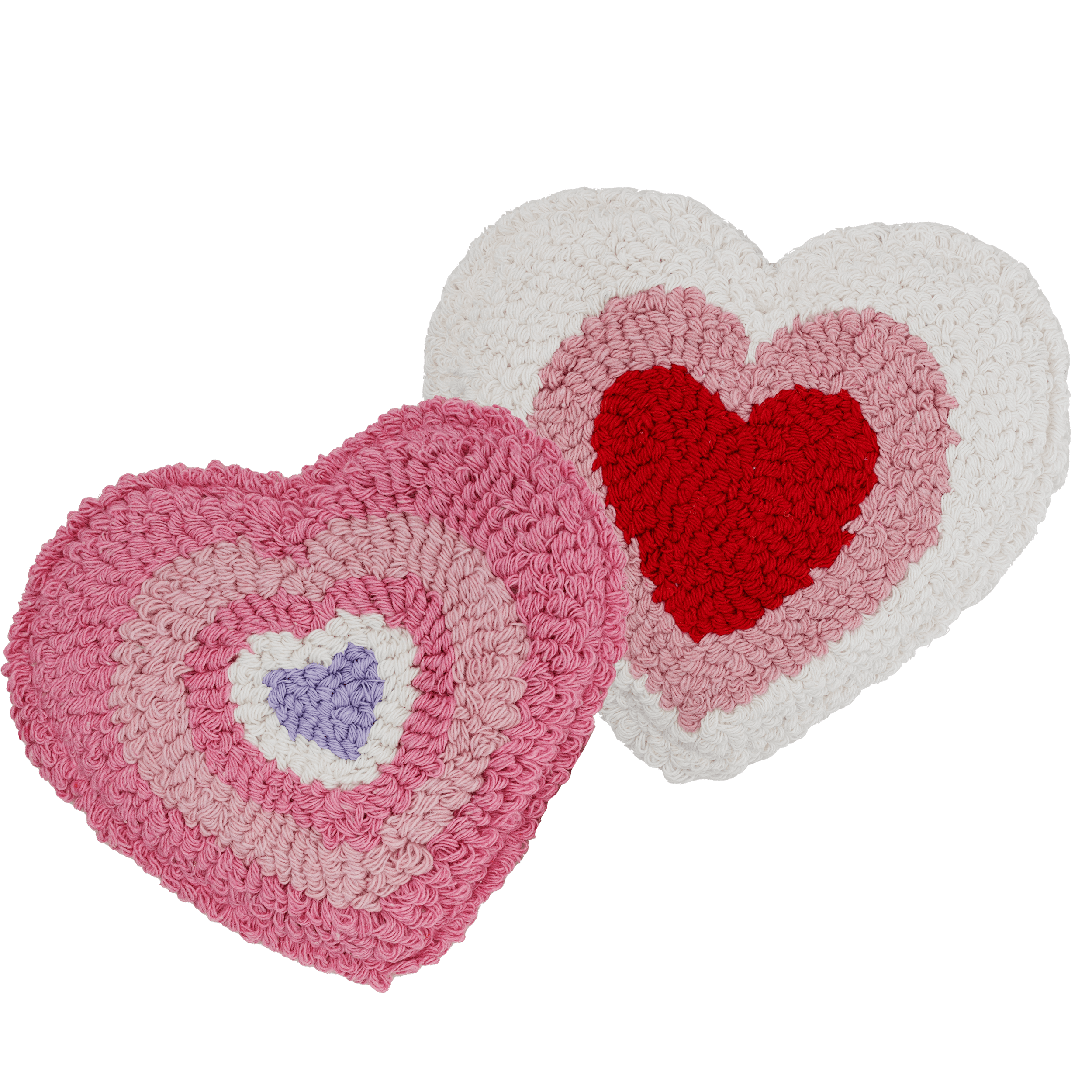 Heart Mug Rug Coasters