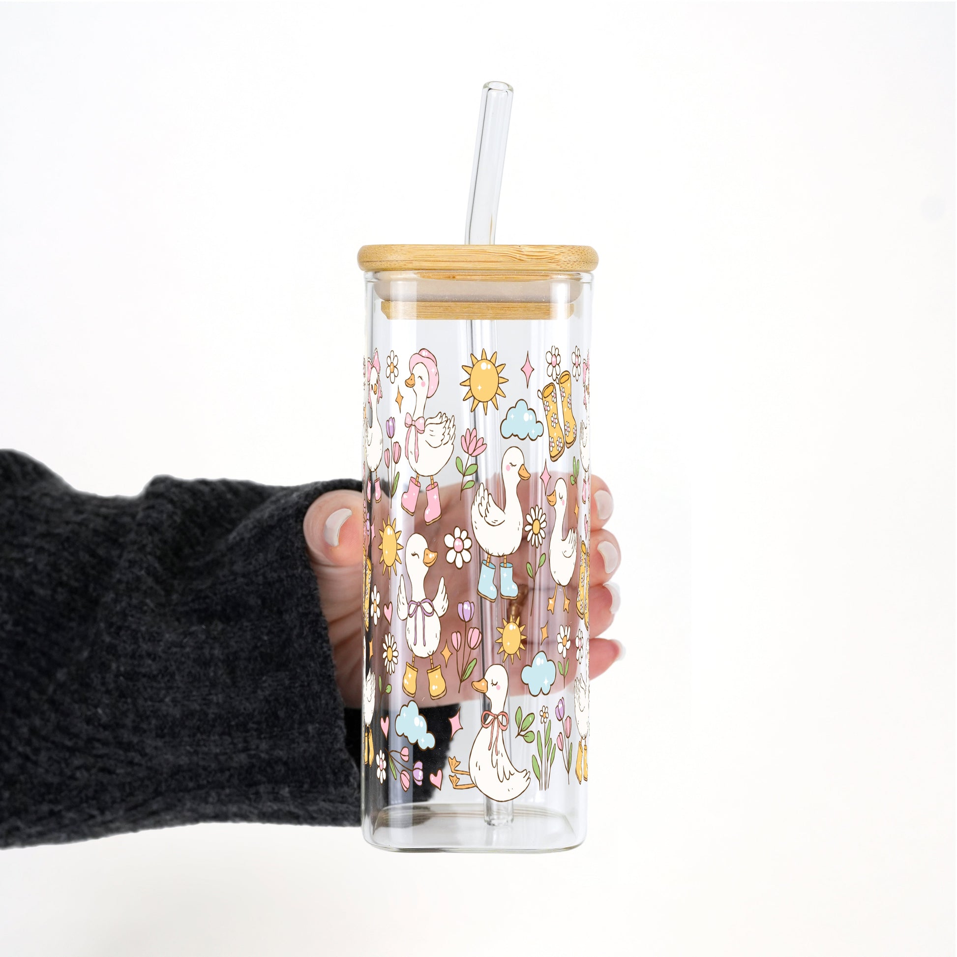Cutie Cottage - Core Spring Goose Cup With Lid and Straw - Sip Sip Hooray