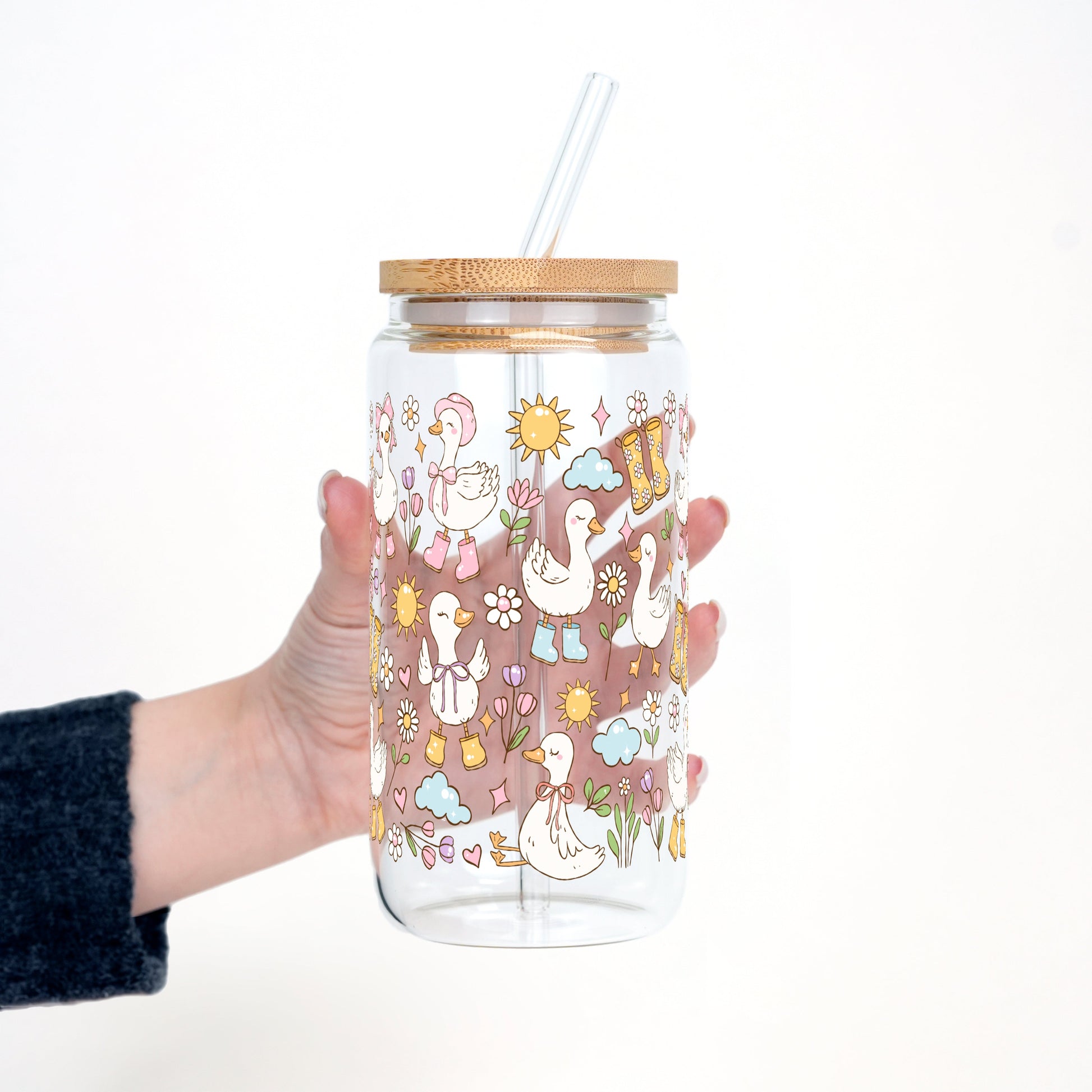Cutie Cottage - Core Spring Goose Cup With Lid and Straw - Sip Sip Hooray