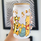 Winnie the Pooh Kids 16oz Glass Cup With Lid and Straw