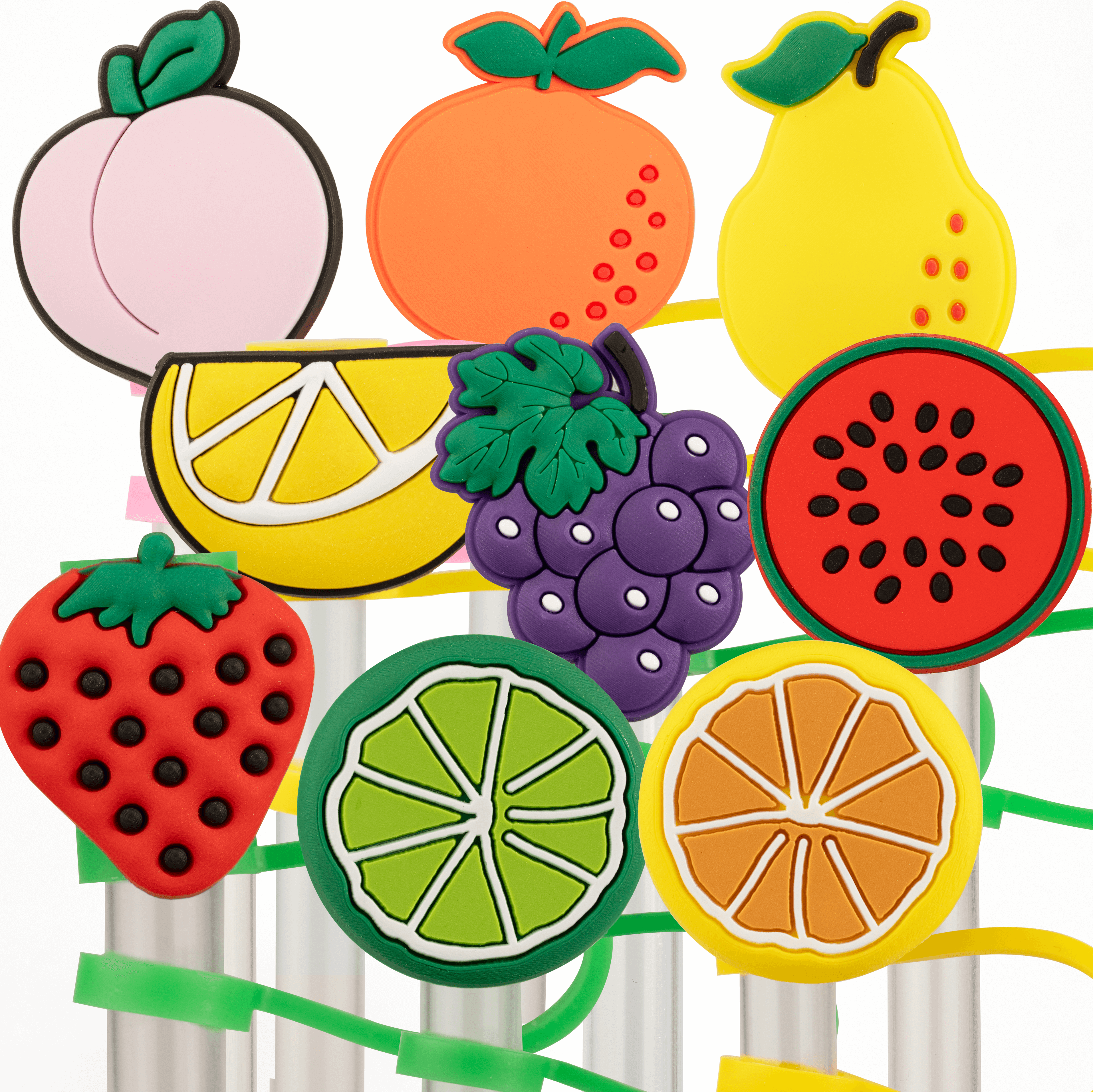 Fruity Straw Toppers