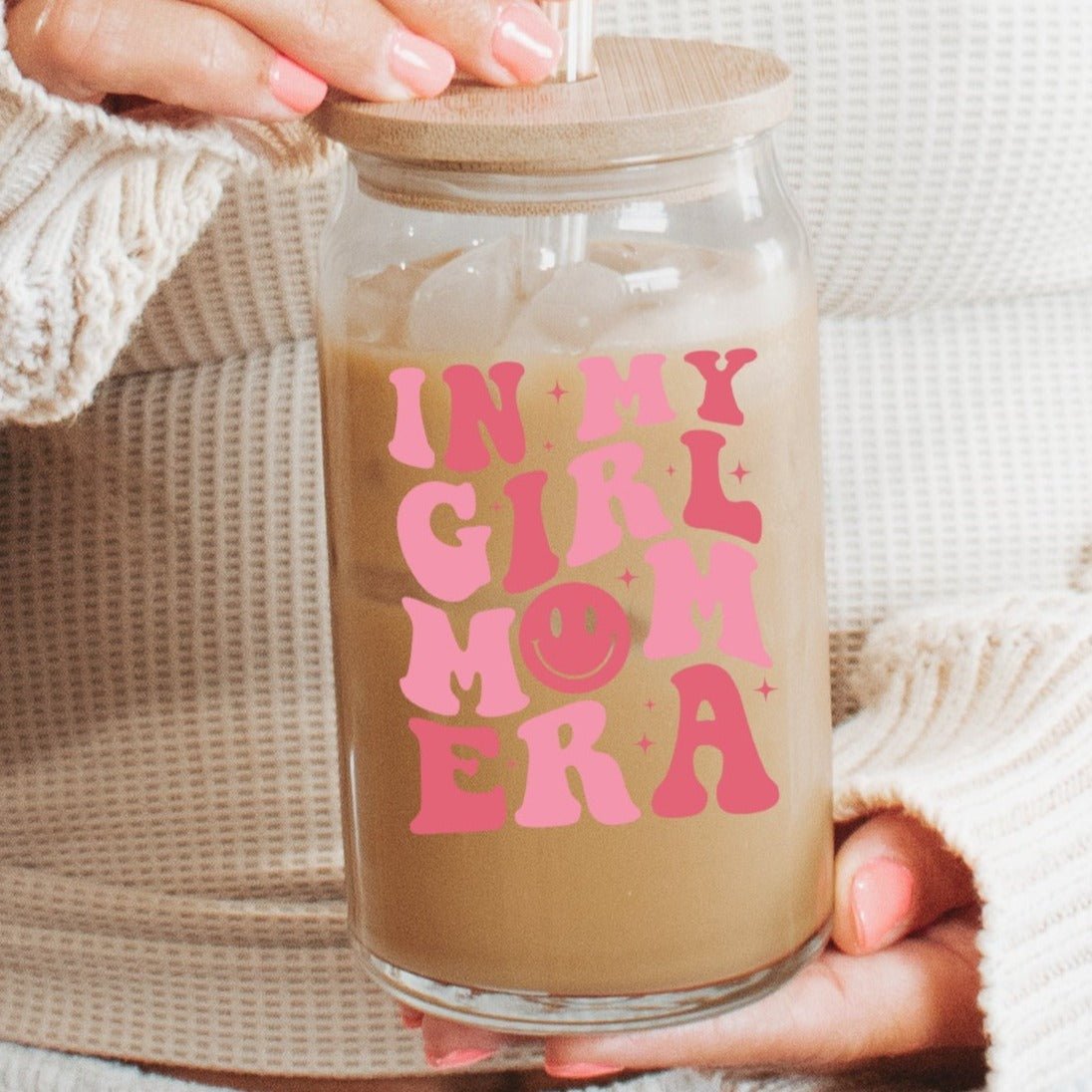 Girl Mom Era Cup With Lid and Straw - Sip Sip Hooray