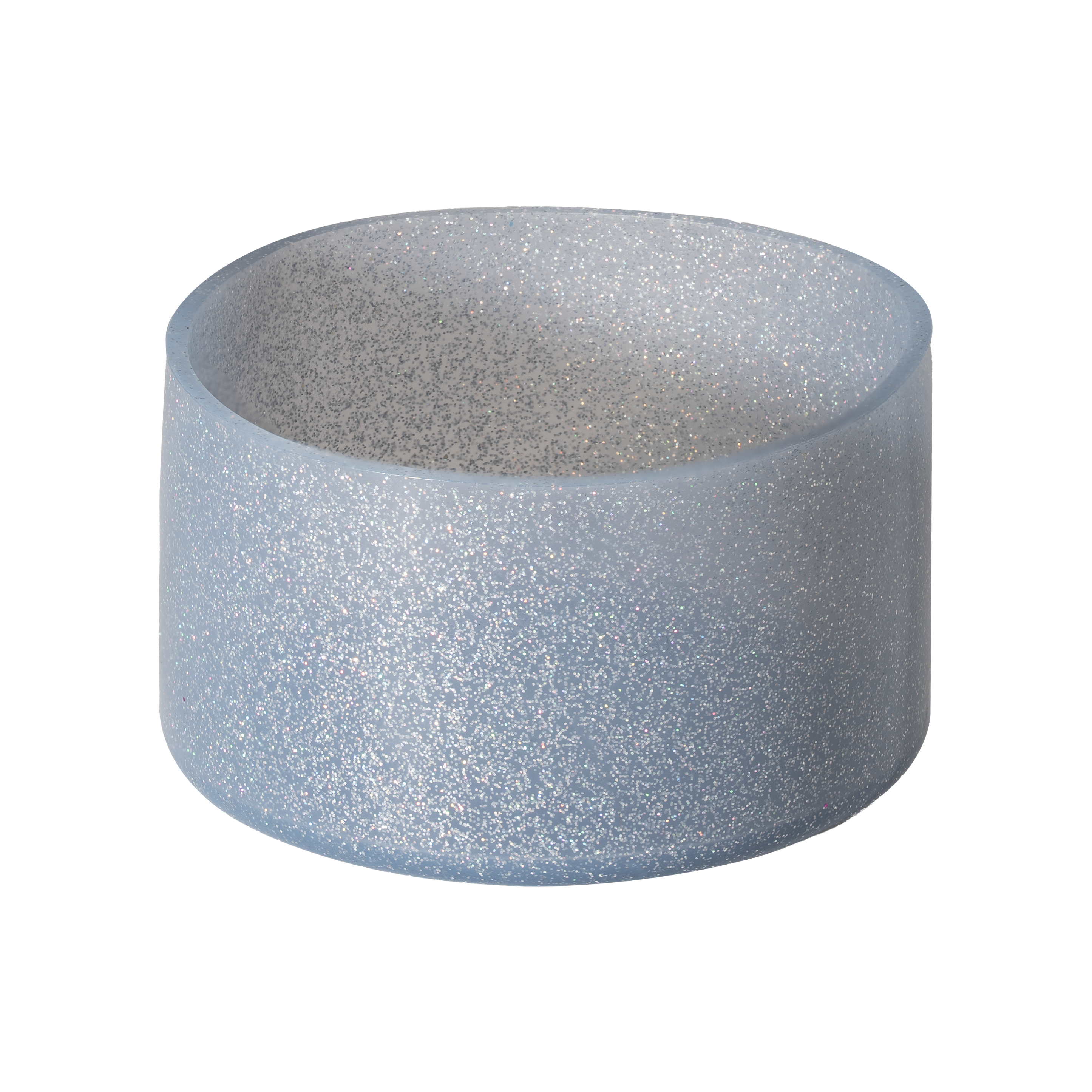 Blue Glitter Silicone Boot Cover, Universal Bottom Protector for 32oz & 40oz Tumblers