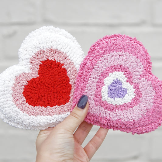 Heart Mug Rug Coasters