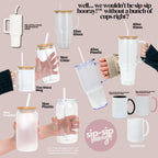 Mystery Box of Assorted Cups and Tumblers with Lids and Straws, Intuitive Scoops, 16oz, 17oz, and 40oz