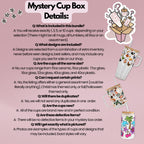 Mystery Box of Assorted Cups and Tumblers with Lids and Straws, Intuitive Scoops, 16oz, 17oz, and 40oz