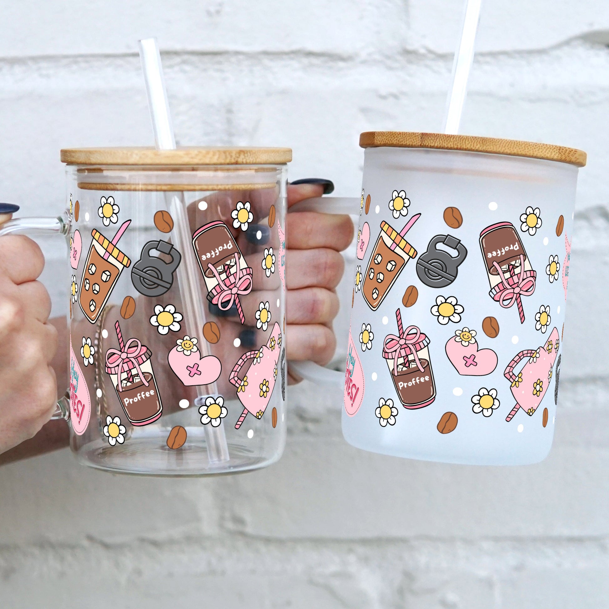 Jenna Bariatric Bestie x Sip - Sip Hooray! Collaboration Glass Can Cups - Sip Sip Hooray