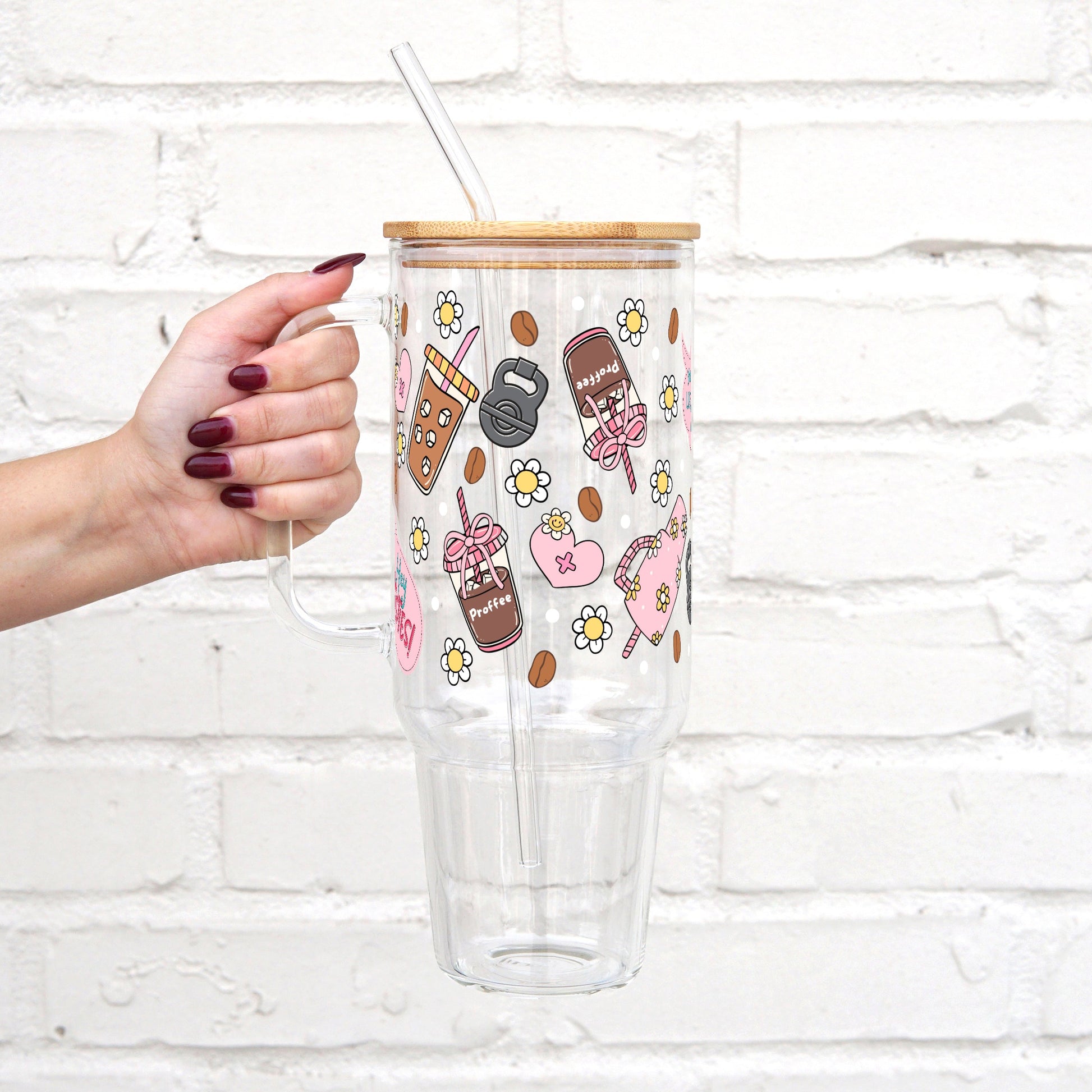 Jenna Bariatric Bestie x Sip - Sip Hooray! Collaboration Glass Can Cups - Sip Sip Hooray
