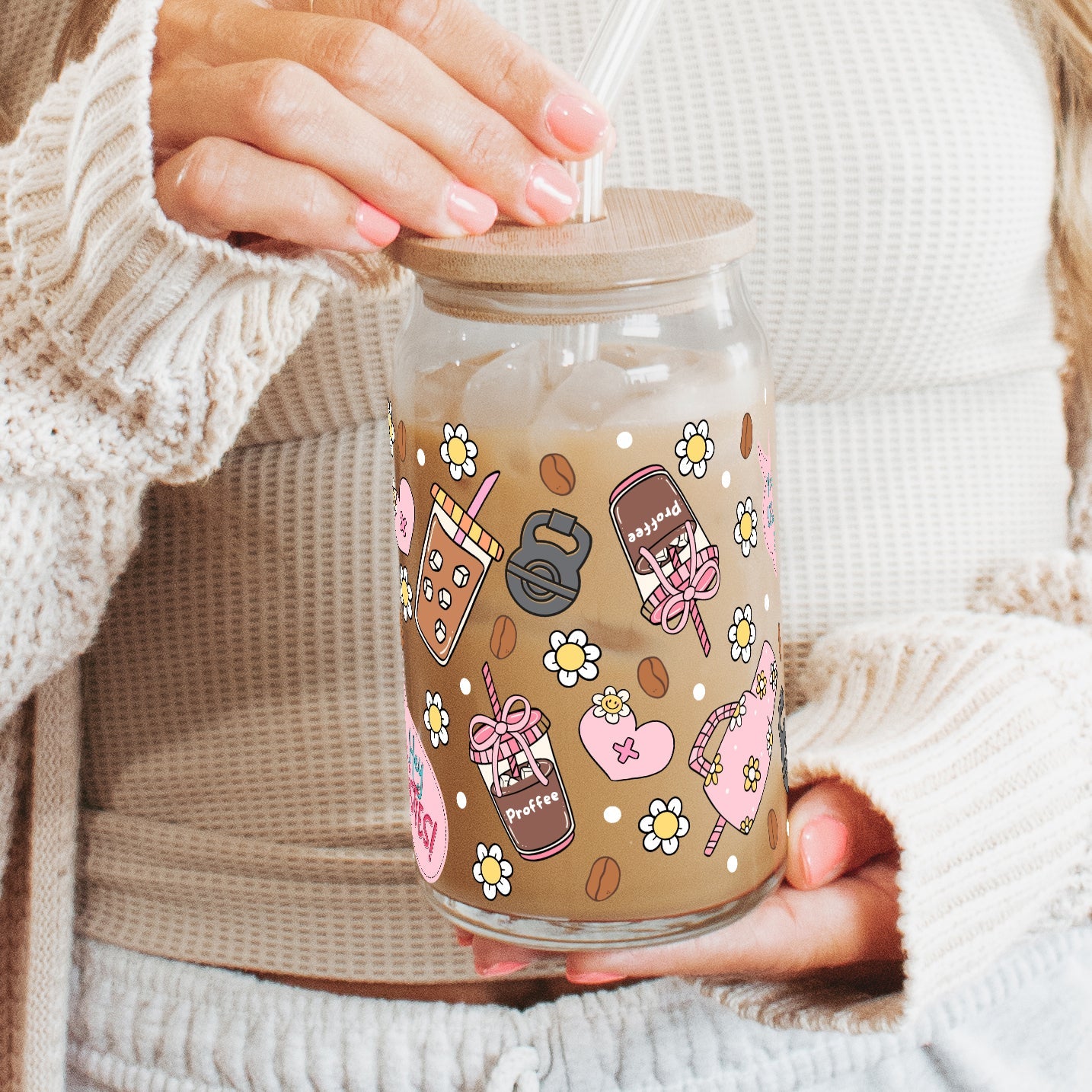 Jenna Bariatric Bestie x Sip - Sip Hooray! Collaboration Glass Can Cups - Sip Sip Hooray