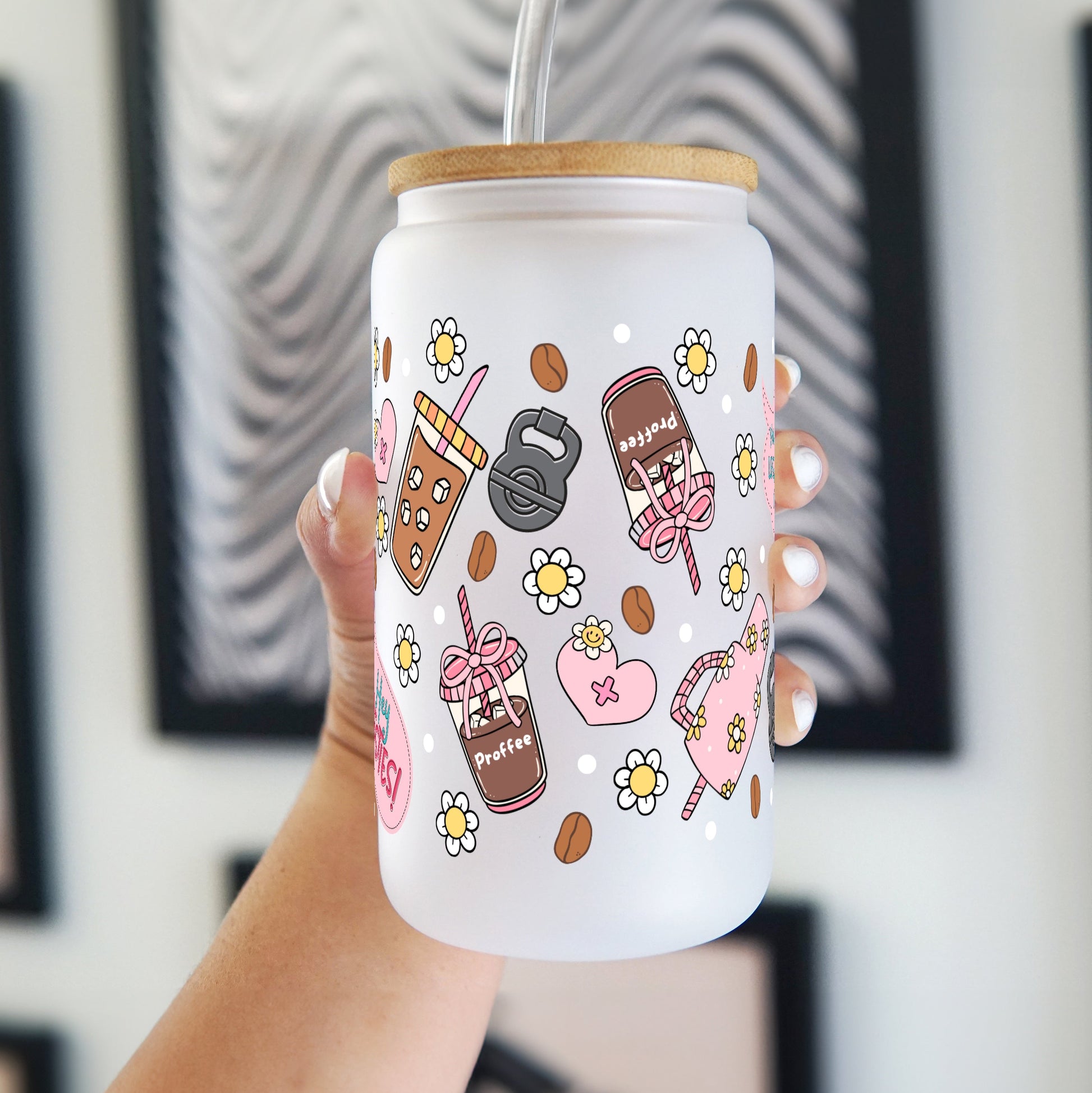 Jenna Bariatric Bestie x Sip - Sip Hooray! Collaboration Glass Can Cups - Sip Sip Hooray