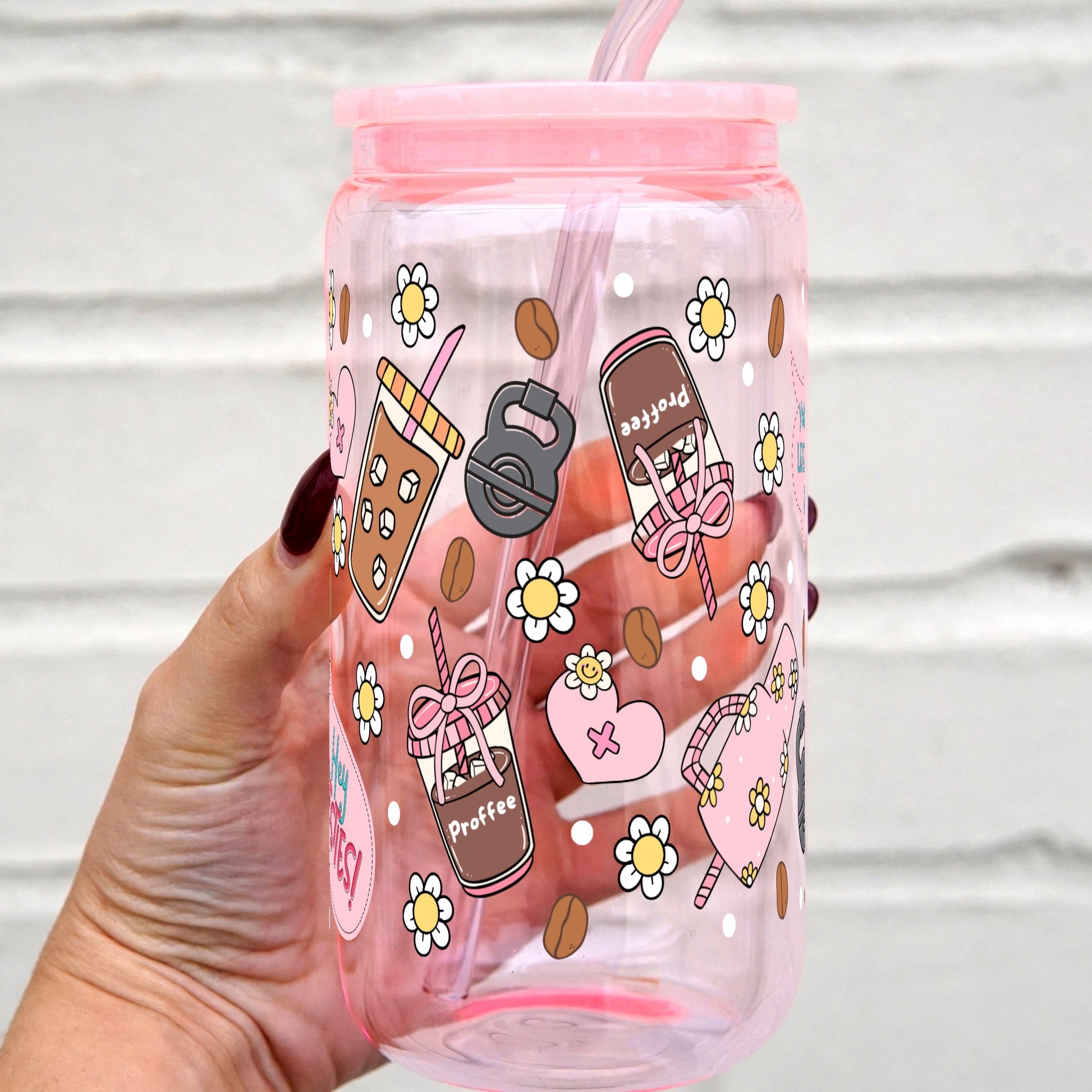 Jenna Bariatric Bestie x Sip - Sip Hooray! Collaboration Glass Can Cups - Sip Sip Hooray